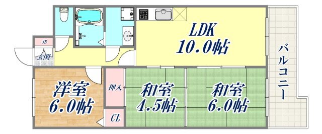 兵庫県神戸市長田区明泉寺町３ 丸山駅 3LDK マンション 賃貸物件詳細
