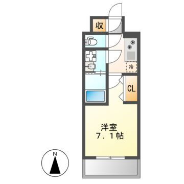 愛知県名古屋市中川区八熊３ 尾頭橋駅 1K マンション 賃貸物件詳細