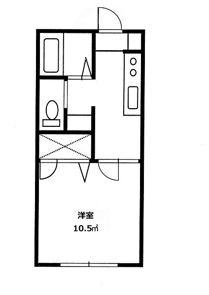 埼玉県さいたま市中央区鈴谷３ 南与野駅 1K アパート 賃貸物件詳細