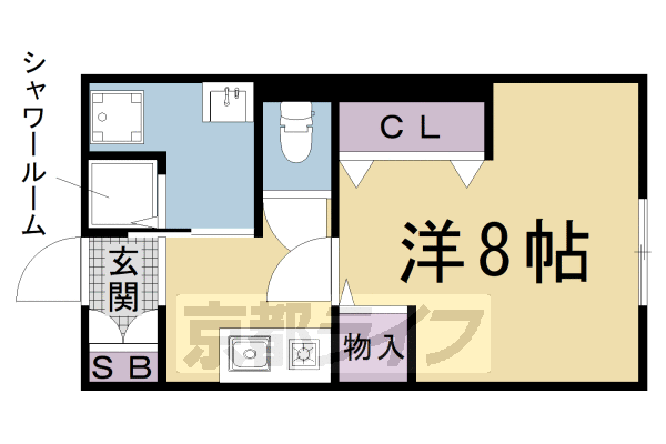 京都府京都市左京区田中西樋ノ口町 元田中駅 1K アパート 賃貸物件詳細