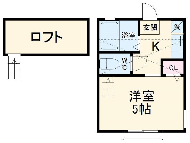 神奈川県横浜市南区清水ケ丘 保土ケ谷駅 1K アパート 賃貸物件詳細