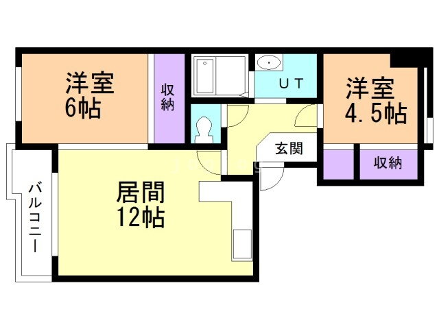 北海道旭川市東光八条１ 2LDK マンション 賃貸物件詳細