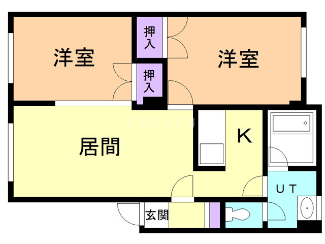 北海道札幌市白石区菊水元町二条５ 白石駅 2LDK アパート 賃貸物件詳細