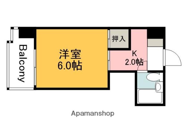 広島県広島市西区観音町 観音町駅 1K マンション 賃貸物件詳細