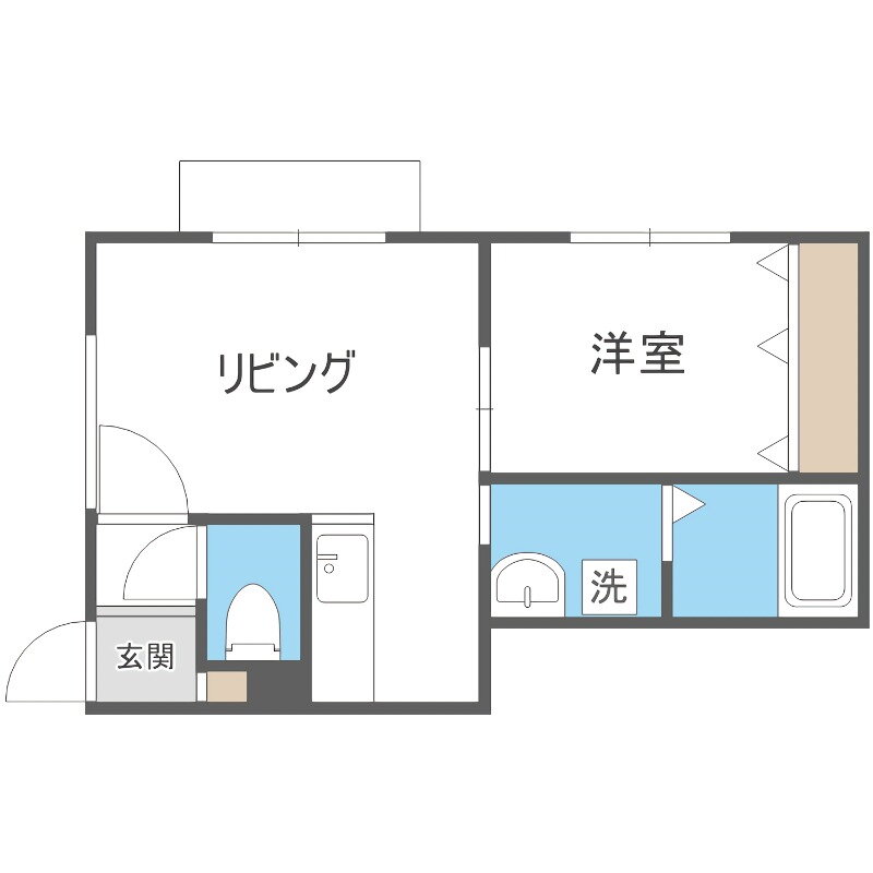北海道札幌市豊平区平岸四条２ 豊平公園駅 1LDK マンション 賃貸物件詳細
