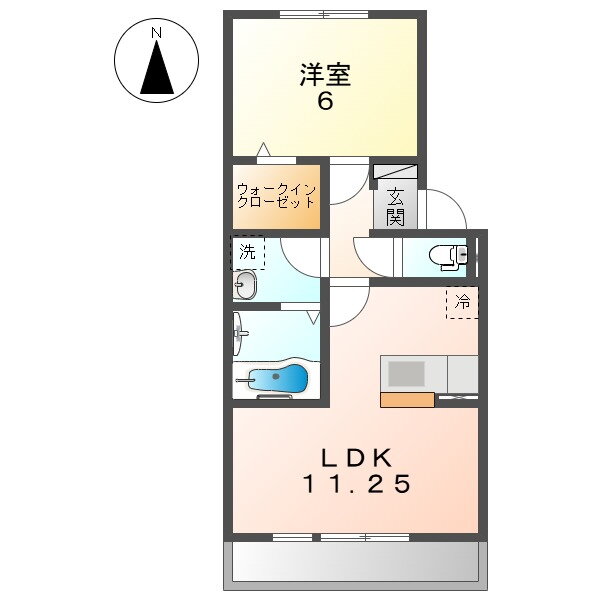 愛知県弥富市平島中４ 近鉄弥富駅 1LDK アパート 賃貸物件詳細