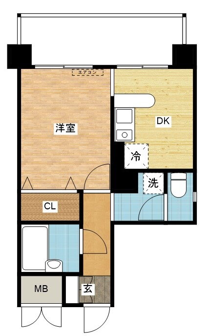 長崎県長崎市出雲１ 石橋駅 1DK マンション 賃貸物件詳細