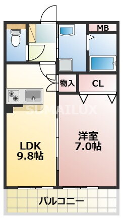 熊本県熊本市東区御領２ 竜田口駅 1LDK マンション 賃貸物件詳細