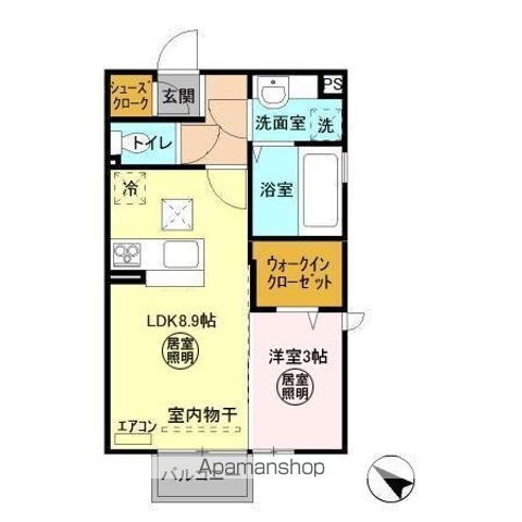 茨城県神栖市平泉 鹿島神宮駅 1LDK アパート 賃貸物件詳細