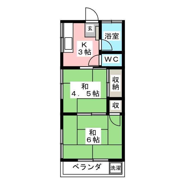 東京都練馬区下石神井５ 上井草駅 2K アパート 賃貸物件詳細