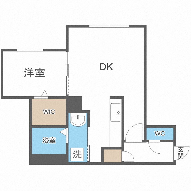 北海道札幌市西区二十四軒四条３ 琴似駅 1DK マンション 賃貸物件詳細