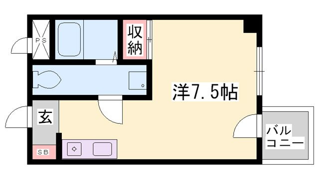 兵庫県姫路市河間町 京口駅 ワンルーム マンション 賃貸物件詳細