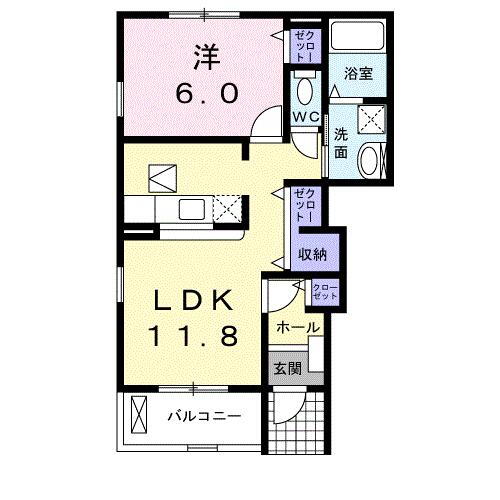 大分県大分市山津町１ 高城駅 1LDK アパート 賃貸物件詳細