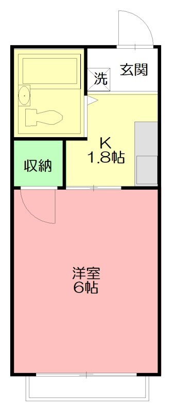 シティハイム池上Ａ棟 2階 1K 賃貸物件詳細