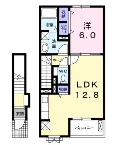 岡山県岡山市南区福富西１ 1LDK アパート 賃貸物件詳細