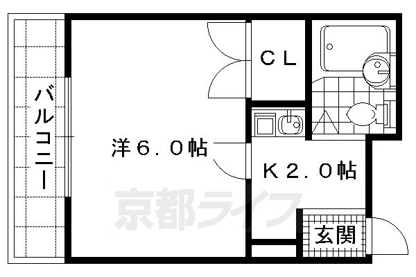 京都府京都市中京区西ノ京中保町 円町駅 1K マンション 賃貸物件詳細