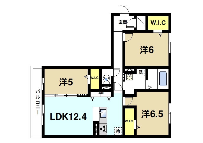 奈良県奈良市恋の窪１ 奈良駅 3LDK アパート 賃貸物件詳細