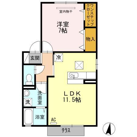 大分県大分市羽屋３ 古国府駅 1LDK アパート 賃貸物件詳細