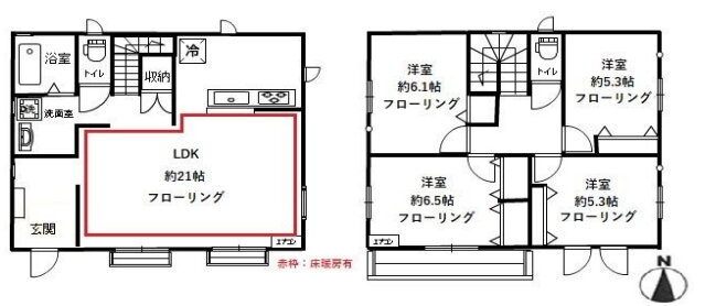 長津田みなみ台戸建 4LDK 賃貸物件詳細