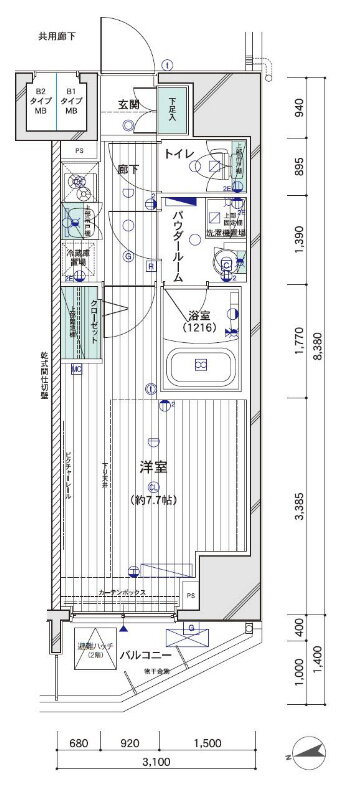 東京都板橋区大山東町 板橋区役所前駅 1K マンション 賃貸物件詳細