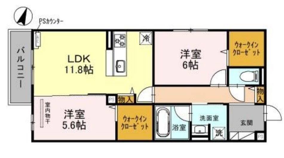 兵庫県神戸市東灘区本山北町１ 摂津本山駅 2LDK アパート 賃貸物件詳細