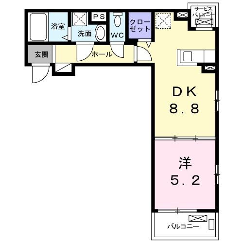 岡山県岡山市北区白石東新町 北長瀬駅 1DK アパート 賃貸物件詳細