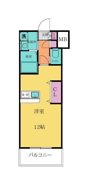 福岡県北九州市小倉北区萩崎町 香春口三萩野駅 1K マンション 賃貸物件詳細