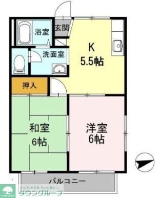 神奈川県横浜市保土ヶ谷区川島町 上星川駅 2K アパート 賃貸物件詳細
