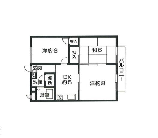 兵庫県加古川市別府町新野辺 別府駅 3DK マンション 賃貸物件詳細