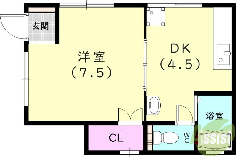 兵庫県神戸市長田区梅ヶ香町１ 兵庫駅 1DK アパート 賃貸物件詳細