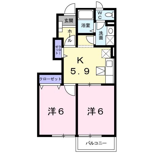 栃木県那須塩原市埼玉 那須塩原駅 2K アパート 賃貸物件詳細