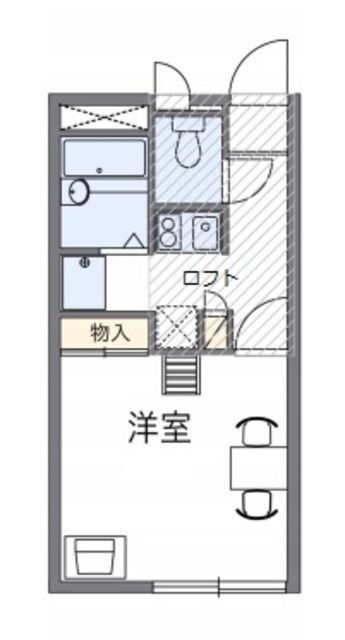 レオパレス西砂川 3階 1K 賃貸物件詳細
