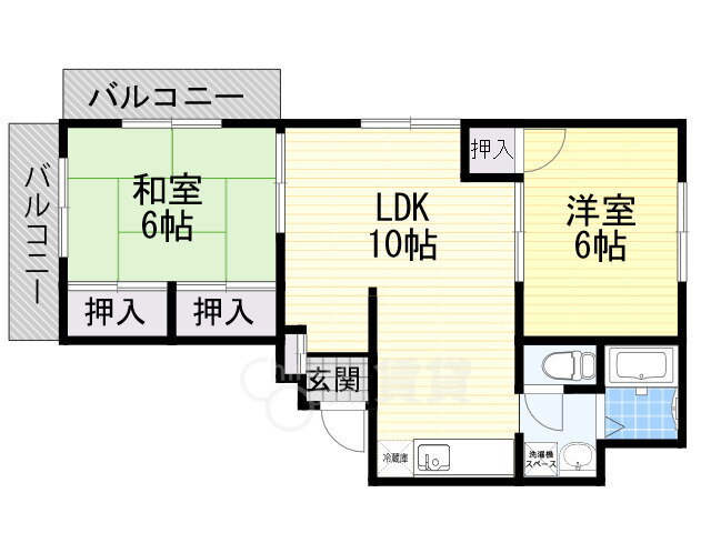大阪府豊中市寺内１ 緑地公園駅 2LDK マンション 賃貸物件詳細