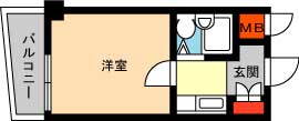 兵庫県西宮市石刎町 苦楽園口駅 1K マンション 賃貸物件詳細