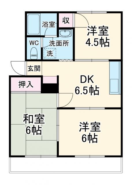 愛知県新城市城北２ 東新町駅 3DK マンション 賃貸物件詳細