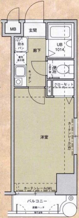 福岡県福岡市博多区下呉服町 呉服町駅 1K マンション 賃貸物件詳細