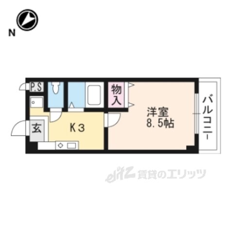 滋賀県草津市西渋川１ 草津駅 1K マンション 賃貸物件詳細