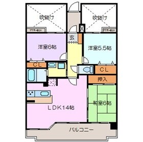 コアマンション大江 9階 3LDK 賃貸物件詳細