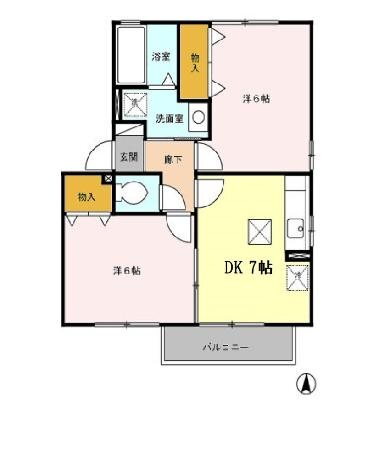 神奈川県厚木市戸田 本厚木駅 2DK アパート 賃貸物件詳細