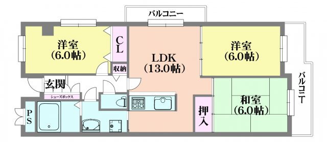 兵庫県神戸市長田区萩乃町３ 高速長田駅 3LDK マンション 賃貸物件詳細