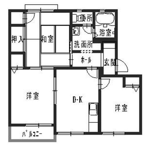 兵庫県加東市上中３ 滝野駅 3DK アパート 賃貸物件詳細