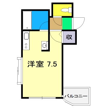 高知県高知市九反田 菜園場町駅 ワンルーム マンション 賃貸物件詳細