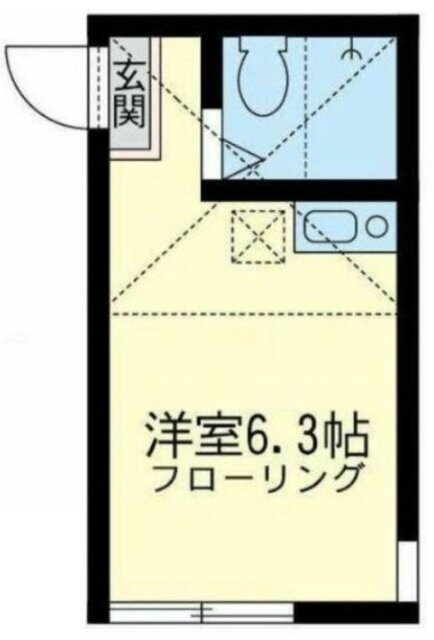 ユナイト鶴見Ｆマルティーニ 2階 ワンルーム 賃貸物件詳細