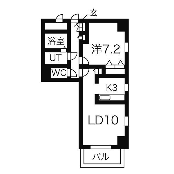 愛知県蒲郡市元町 蒲郡駅 1LDK マンション 賃貸物件詳細