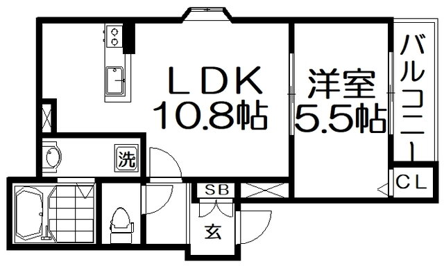 大阪府枚方市樋之上町 牧野駅 1LDK アパート 賃貸物件詳細