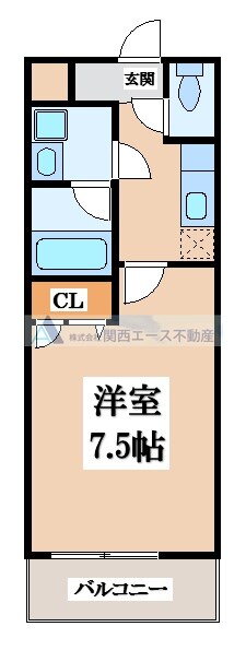 大阪府東大阪市下小阪４ 八戸ノ里駅 1K アパート 賃貸物件詳細