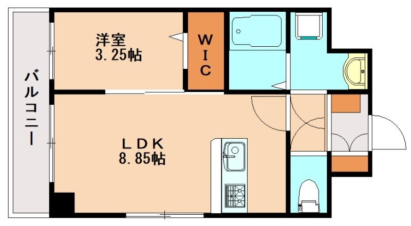 福岡県福岡市南区高宮１ 西鉄平尾駅 1LDK マンション 賃貸物件詳細