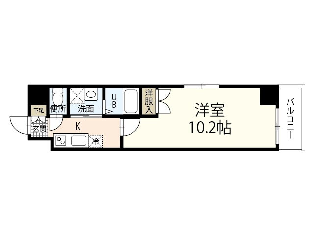 広島県広島市中区十日市町２ 寺町駅 1K マンション 賃貸物件詳細