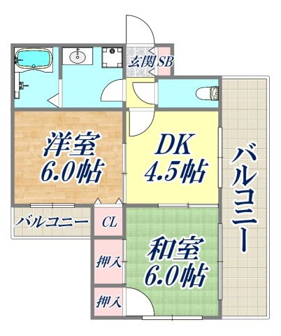 兵庫県神戸市兵庫区荒田町１ 神戸駅 2DK マンション 賃貸物件詳細