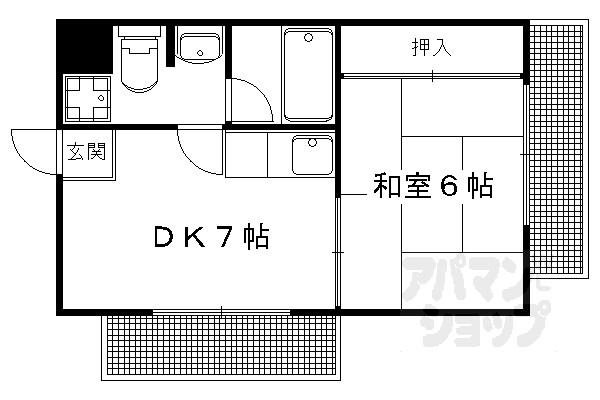 京都府京都市北区衣笠西御所ノ内町 北大路駅 1DK マンション 賃貸物件詳細